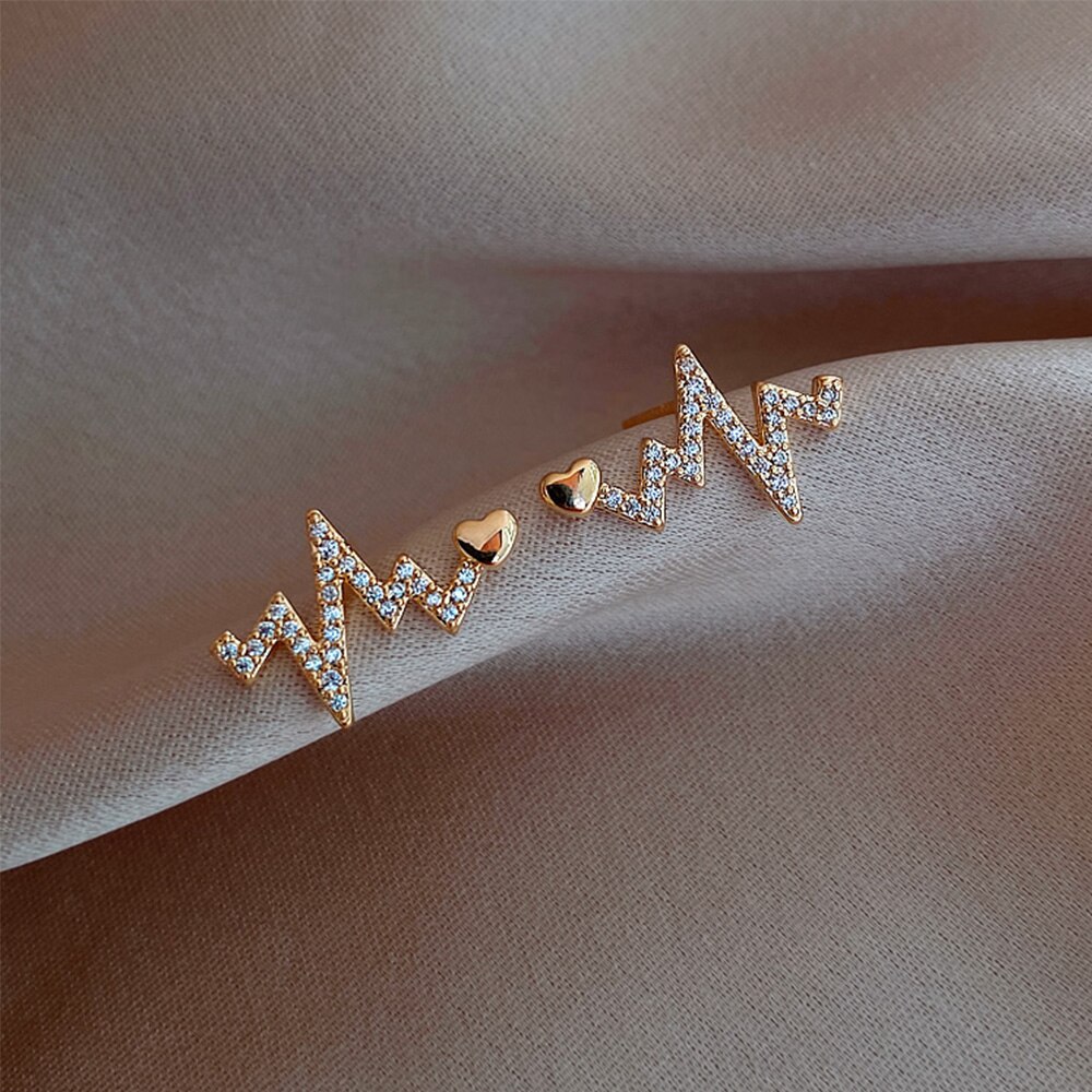 Minimalistische Stervorm Lange Oor Manchetten Stud Oorbellen Eenvoudige Oor Manchet Pins Klimmers Oorbellen Sieraden Voor Vrouwen Crawlers Pin: 1 pair B