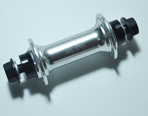 Magic BMX Hub Alloy Aluminum 5 Industrial Bearings 36 Holes 9T Performance Bike Hubs Bicycle Accesories: silver front only