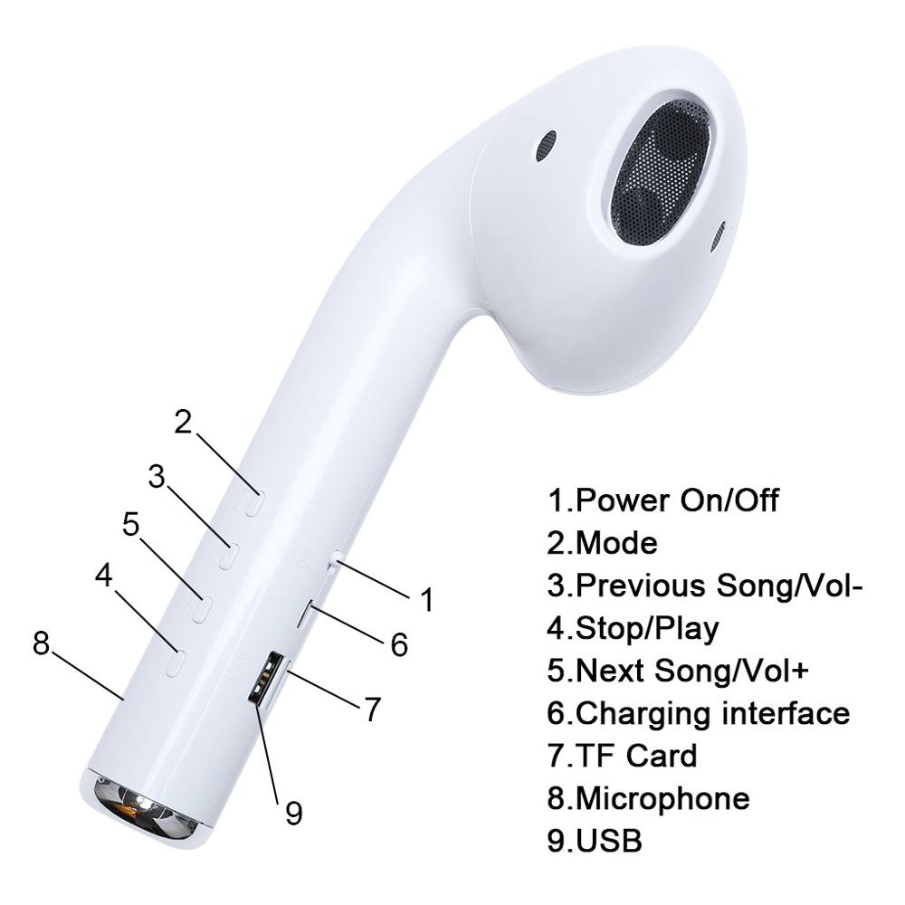 5W Grote Oortelefoon Giant Headset Speaker Oortelefoon Bluetooth Speaker Draagbare Outdoor Luidspreker Draadloze 3D Stereo Muziek Surround