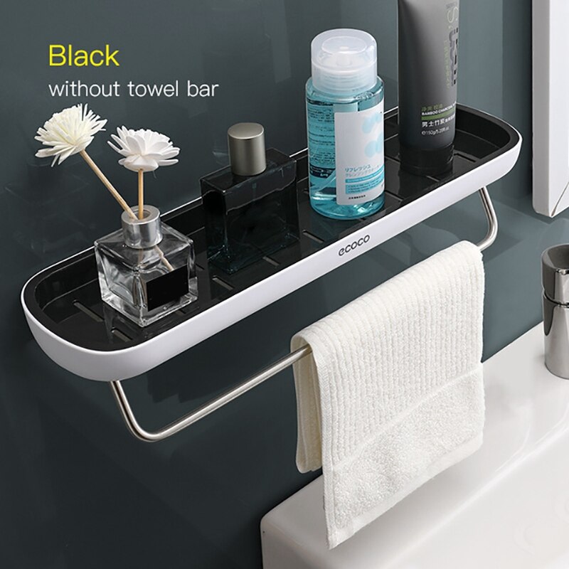 Ecoco Bathroom Shelf Shower Caddy Organizer Wall Mount Shampoo Rack No Drilling Kitchen Storage