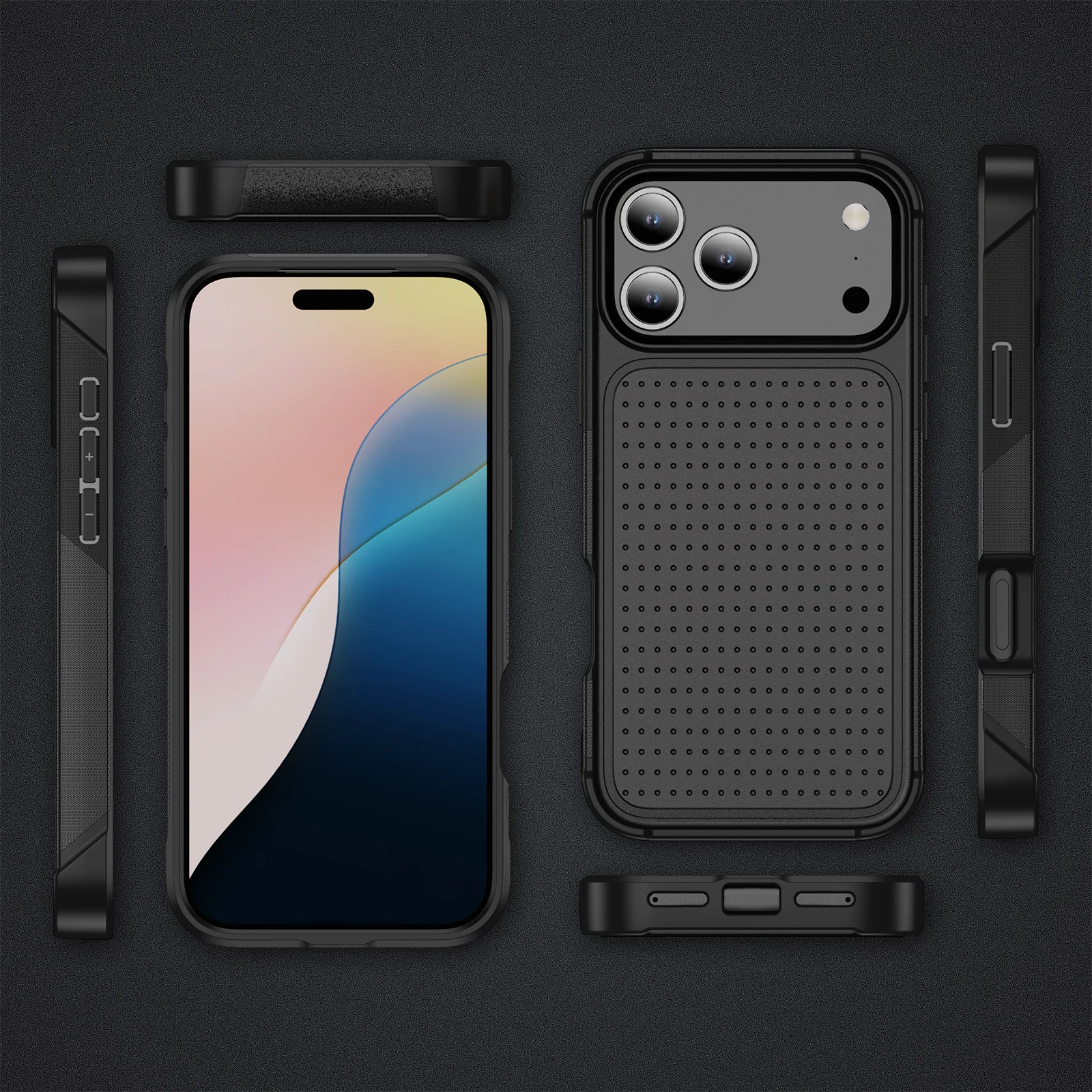 Armor Shell Dual Layer Schutzhülle für iPhone 17 Pro Max Air 16 Plus 14 15 13 Pro iPhone 17