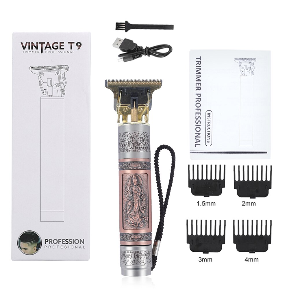 LCD Hair Clipper Barber Hair Trimer For Men Beard Shaver Recharge Cordless Hair Cutting Machine Baldhead Hair Razor: Clipper 3