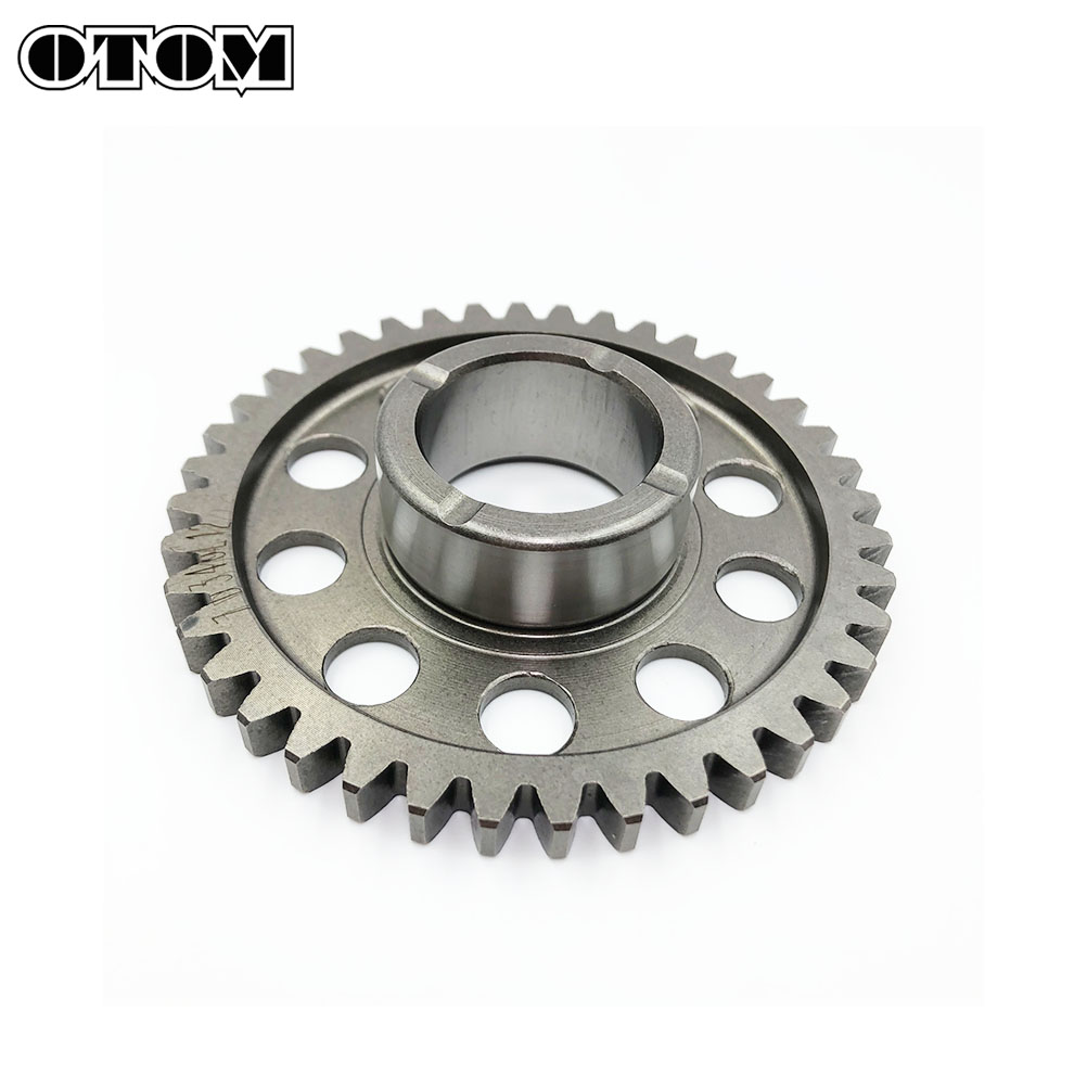 OTOM-accesorios para motocicleta, embrague de arranque de disco, rodamiento de aguja de doble engranaje para ZONGSHEN 450cc NC450, piezas de motor: Starter Disk