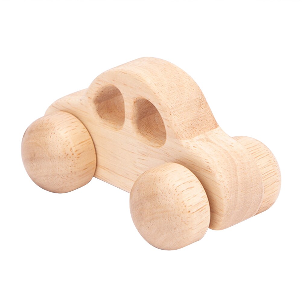 Montessori Toys Wooden Toys Wood Car Blocks Children Automobile Vehicles Car Model Baby Hand Catching Grip Toys Kids Educational: D