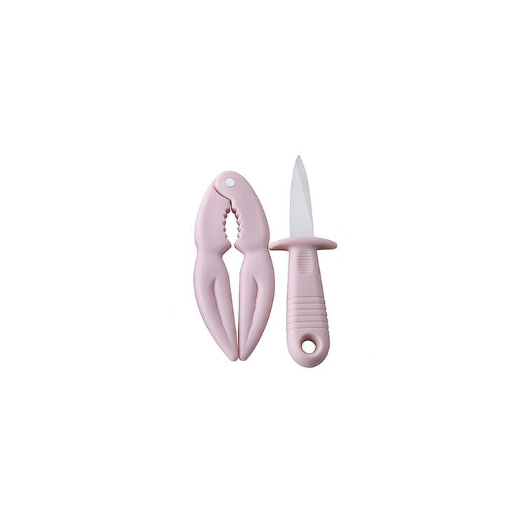 Creatieve Moer Opener Walnoot Clip Huishouden Krab Eten Tool Krab Clip Sheller Keuken Crab Claw Tool Oyster Opener Mes Set: 1 Set-Pink