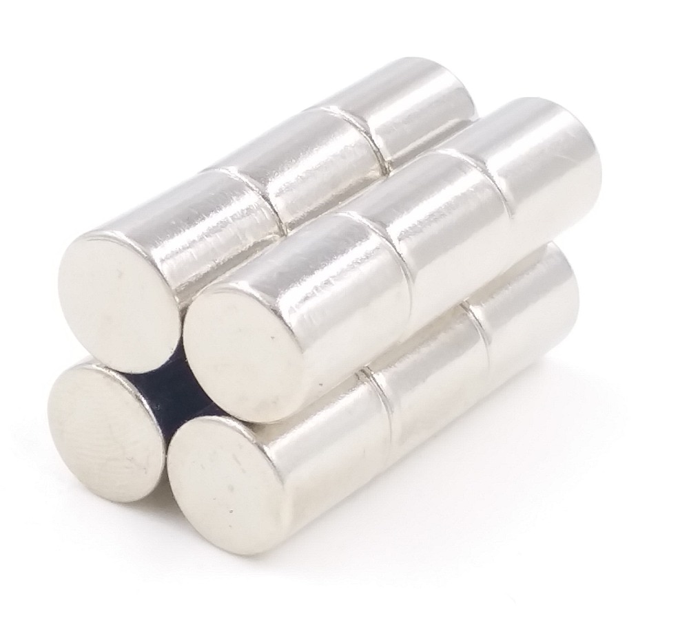 , 5 stuks Super Strong Ronde N50 Bar Cilinder Magneten 8*10mm Neodymium Rare Earth