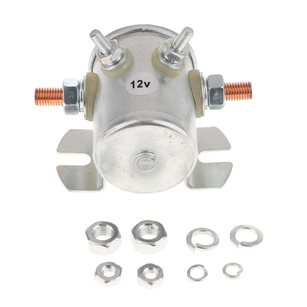 100A Auto Car Continuous Duty Switch Solenoid Relay 12 Volt 4 Terminals