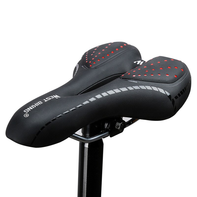 Fiets Zadel Zadel Mountainbike Zadel Zadel Hollow Autostoel Siliconen Verdikte Zachte Comfortabele Universele Accessoires