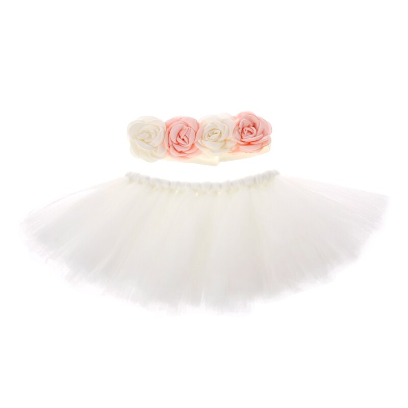 Newborn Photography Props Infant Costume Outfit Princess Baby Tutu Skirt P31B: M