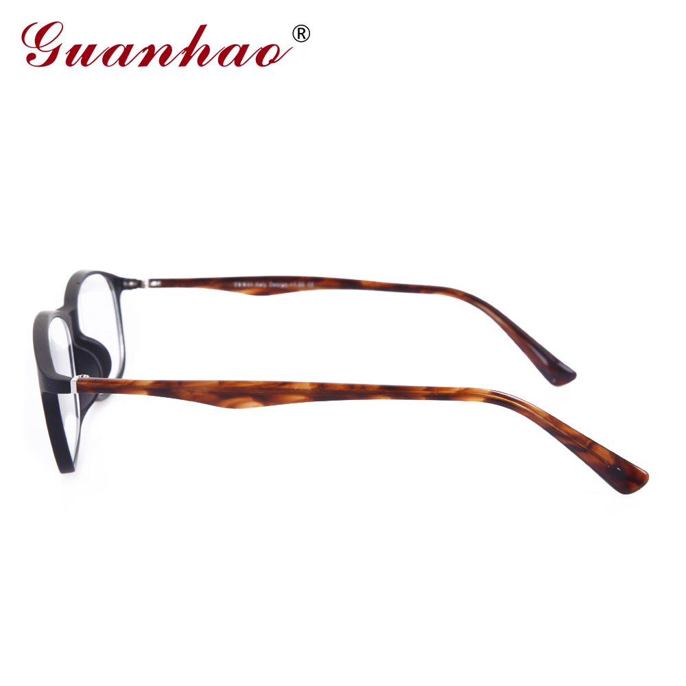 Guanhao TR90 Voorframe met Acetaat Tempels lazy Bril Leesbril Mannen En Vrouwen Leesbril 1.0 1.5