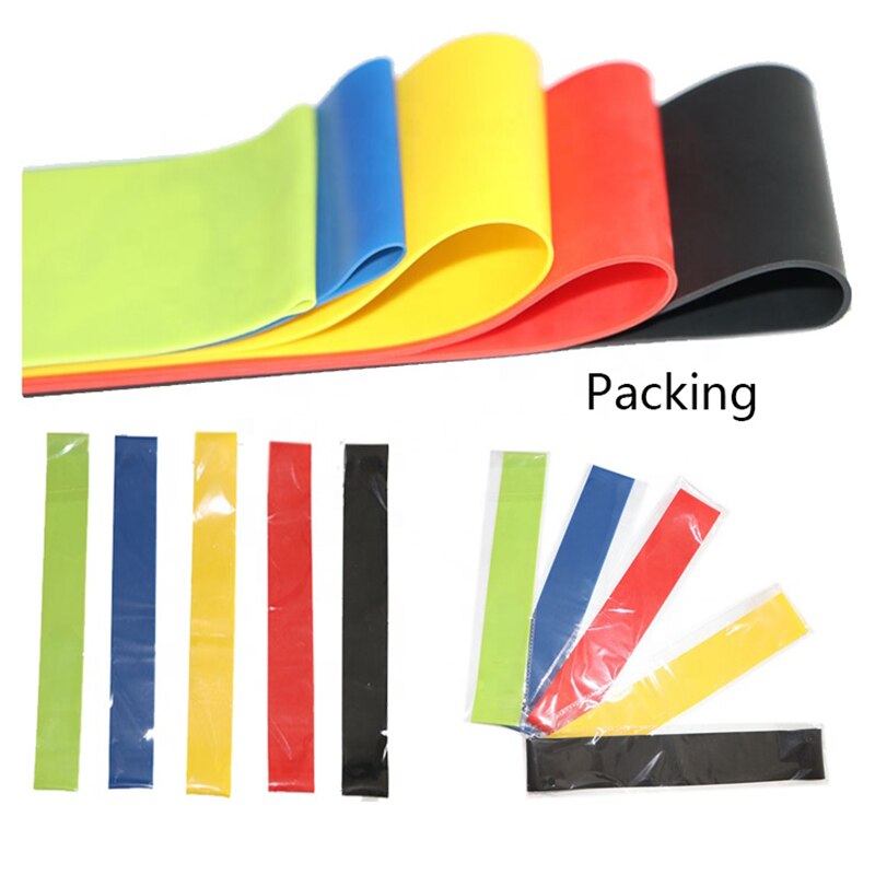 5 farver yoga banda elastikker fitness hofte gummi loops latex modstand bands ligas de resistencia gym træningsudstyr spanien
