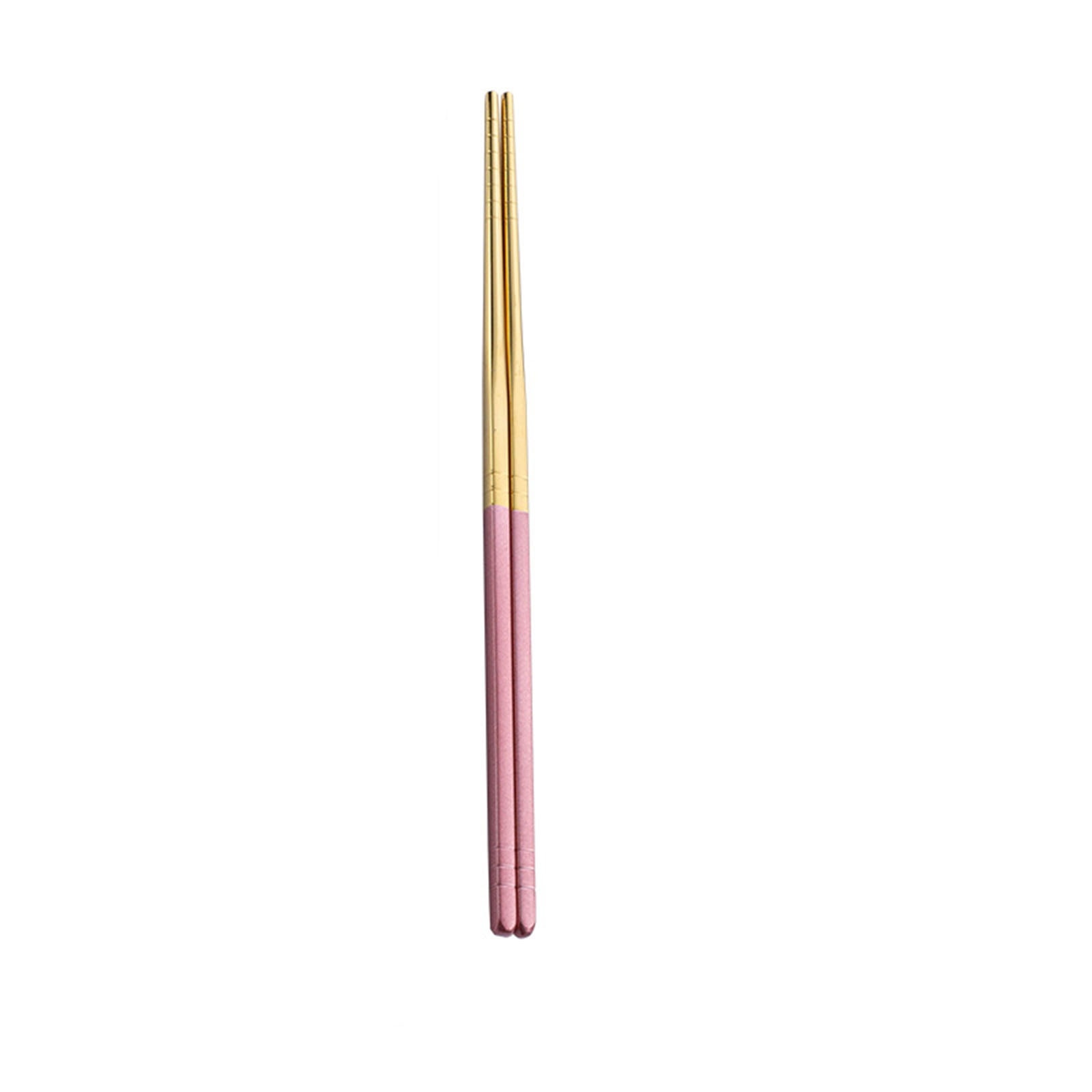 Baguettes en acier inoxydable, 1 paire de baguettes en métal de Style coréen vaisselle de table Portable réutilisable