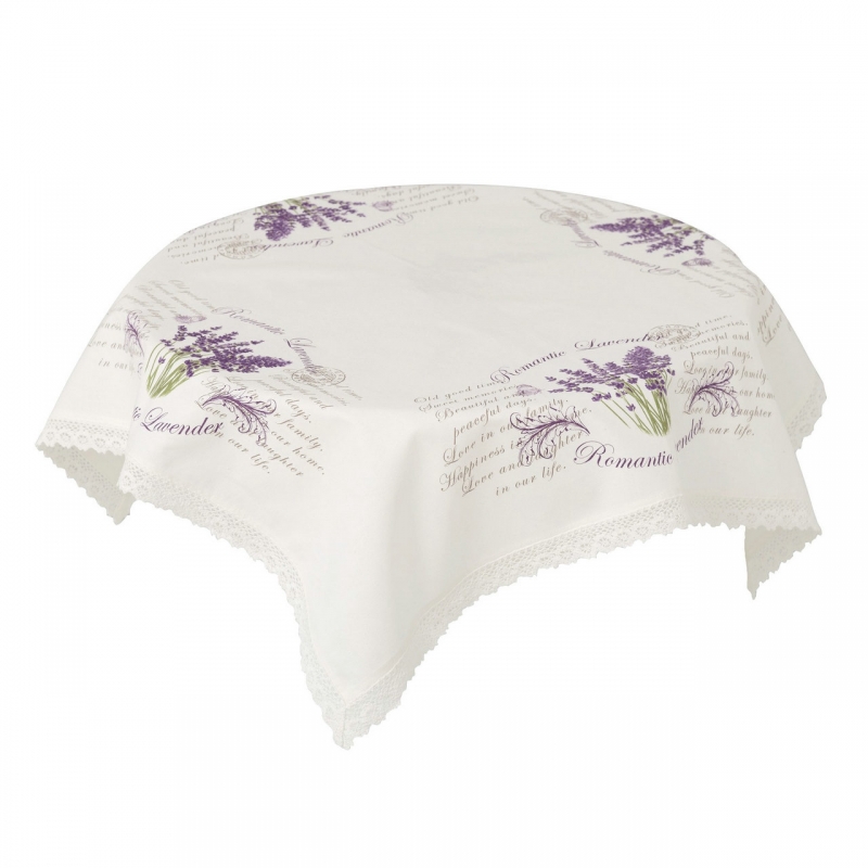 Mantel mesa Mantel mesa provenzal lila lavanda 85x85 cm 49196