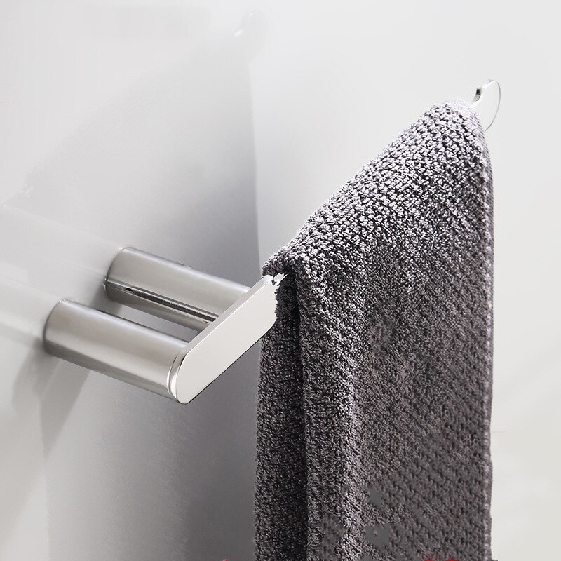 LIUYUE wieszak na ręczniki chrom/matowy nikiel ze stali nierdzewnej naścienny ręcznik łazienkowy wieszak na ręczniki akcesoria łazienkowe