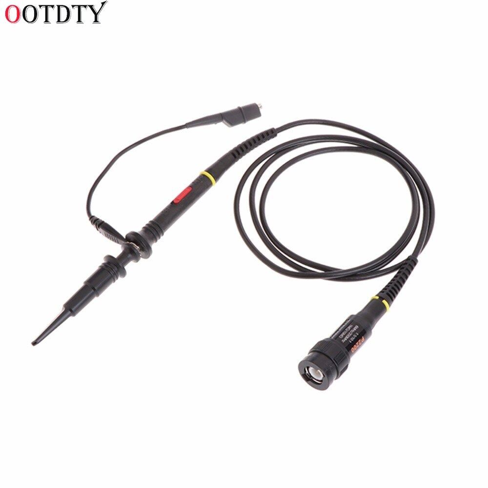 Sonda de osciloscopio de alta precisión, pinza de prueba de cocodrilo con sondas de frecuencia de atenuación ajustable, 1x10 P2200 200MHz