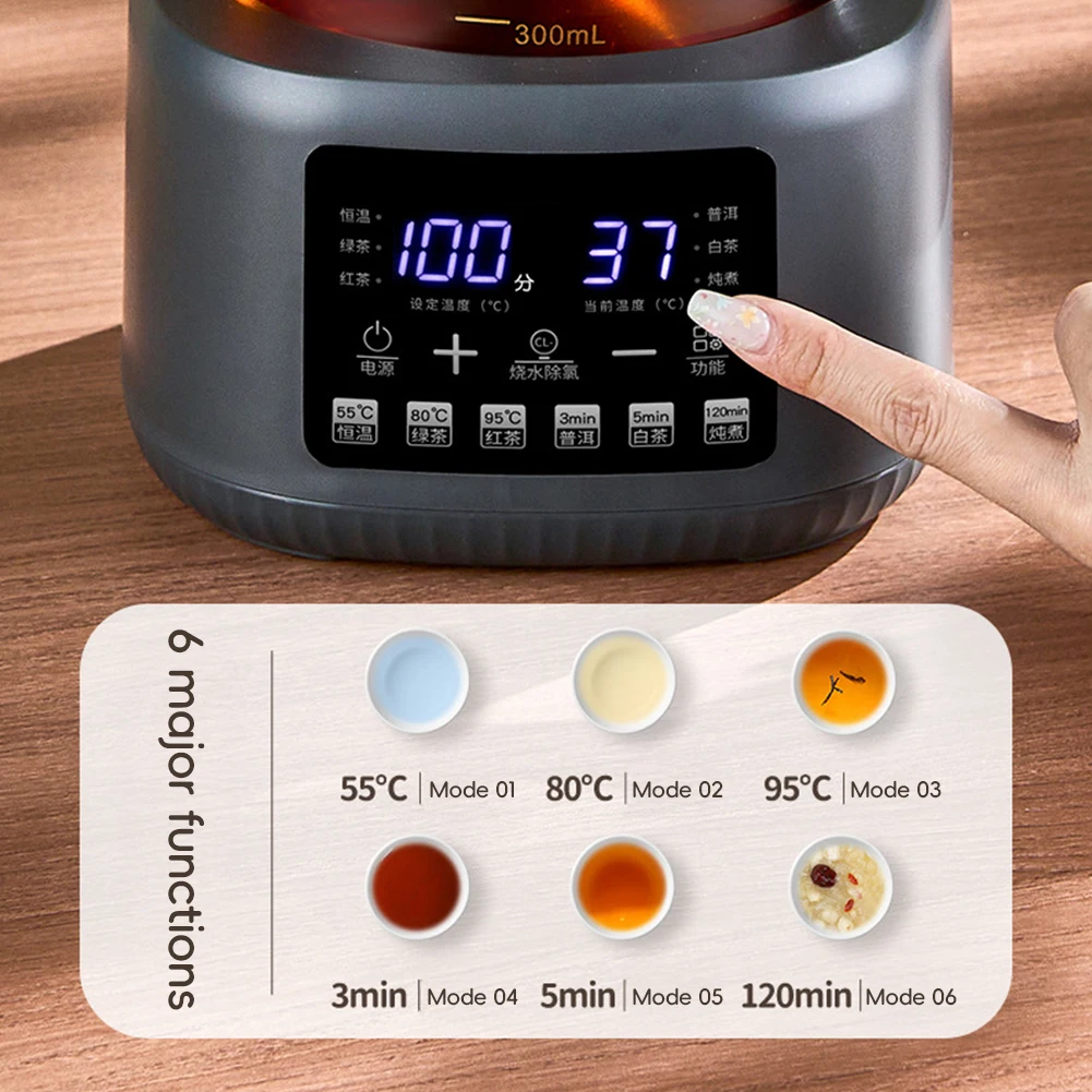 Machine à thé à vapeur entièrement automatique, contrôle Intelligent de la température, service de brassage à thé de bureau domestique, théière de bien-être électrique moderne