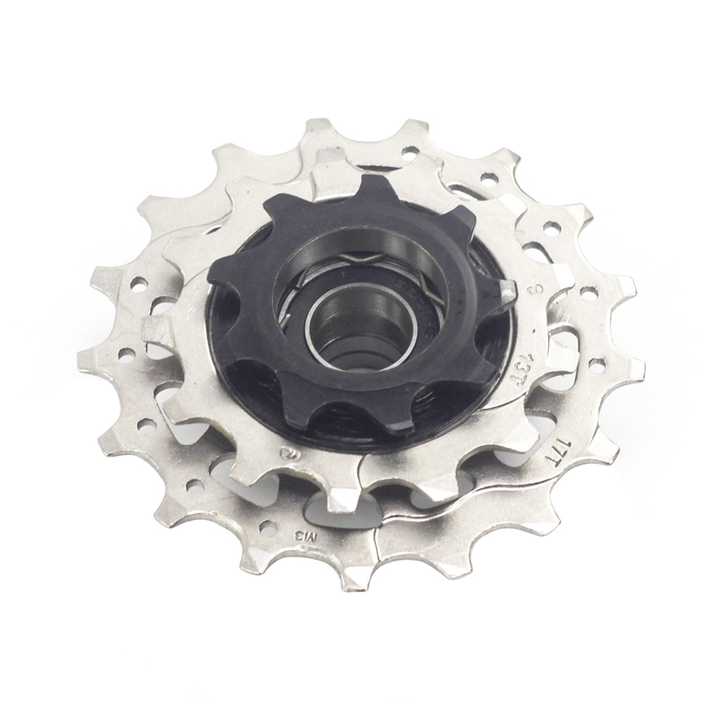 Silverock 3 Speed Cog Cassette 9T 13T 17T Cassette Fit for Mialo Fnhon Freedom Folding Bike Freewheel Sprocket Cogs CR-MO