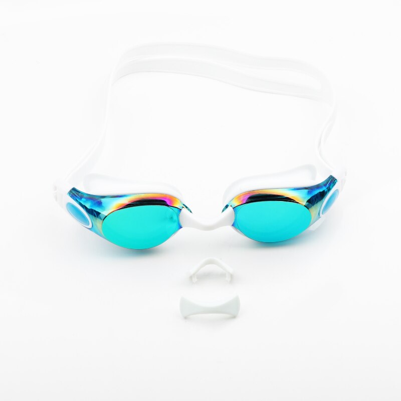 Voksne svømmebriller antidug mænd og kvinder silikone piscina arena vandtæt pool svømmebriller dykkerbriller