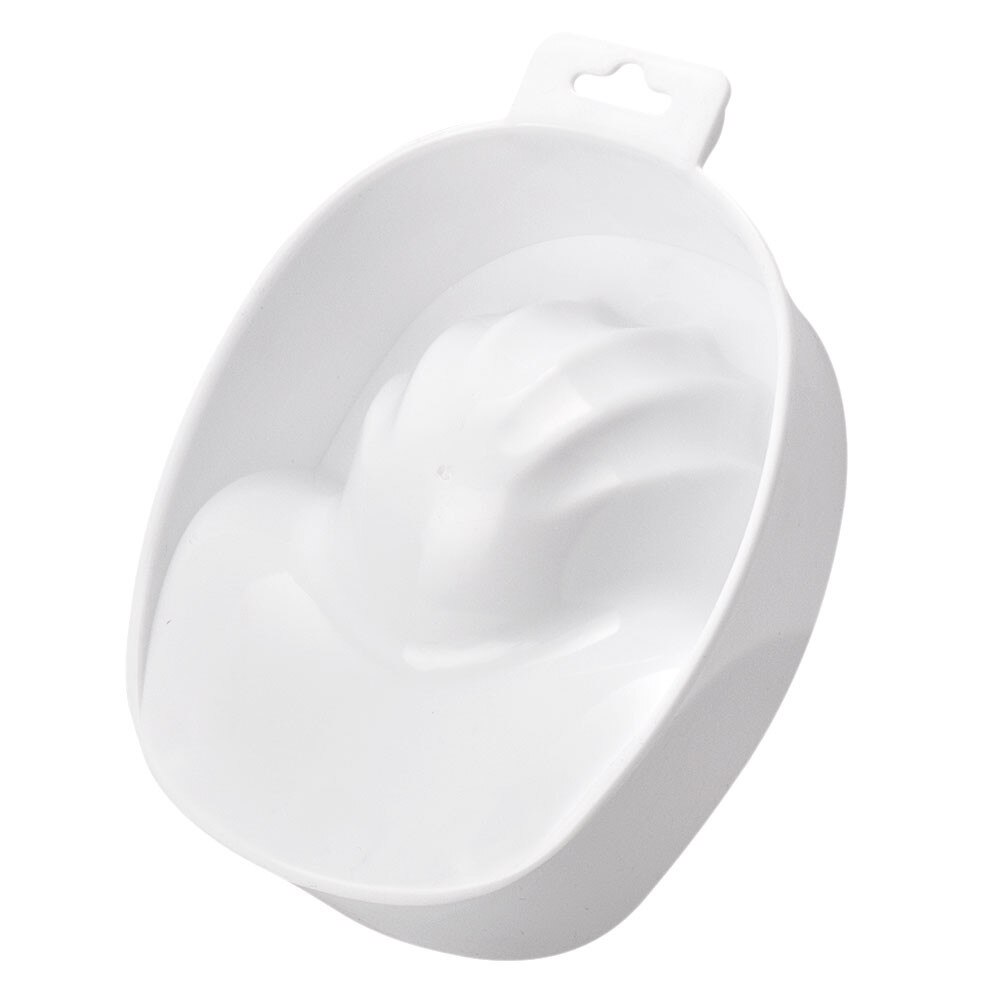 Bol De plástico para manicura De uñas, Removedor De pelo, Uv, Ontvetter, Quitar esmalte, 1 ud.: Blanco