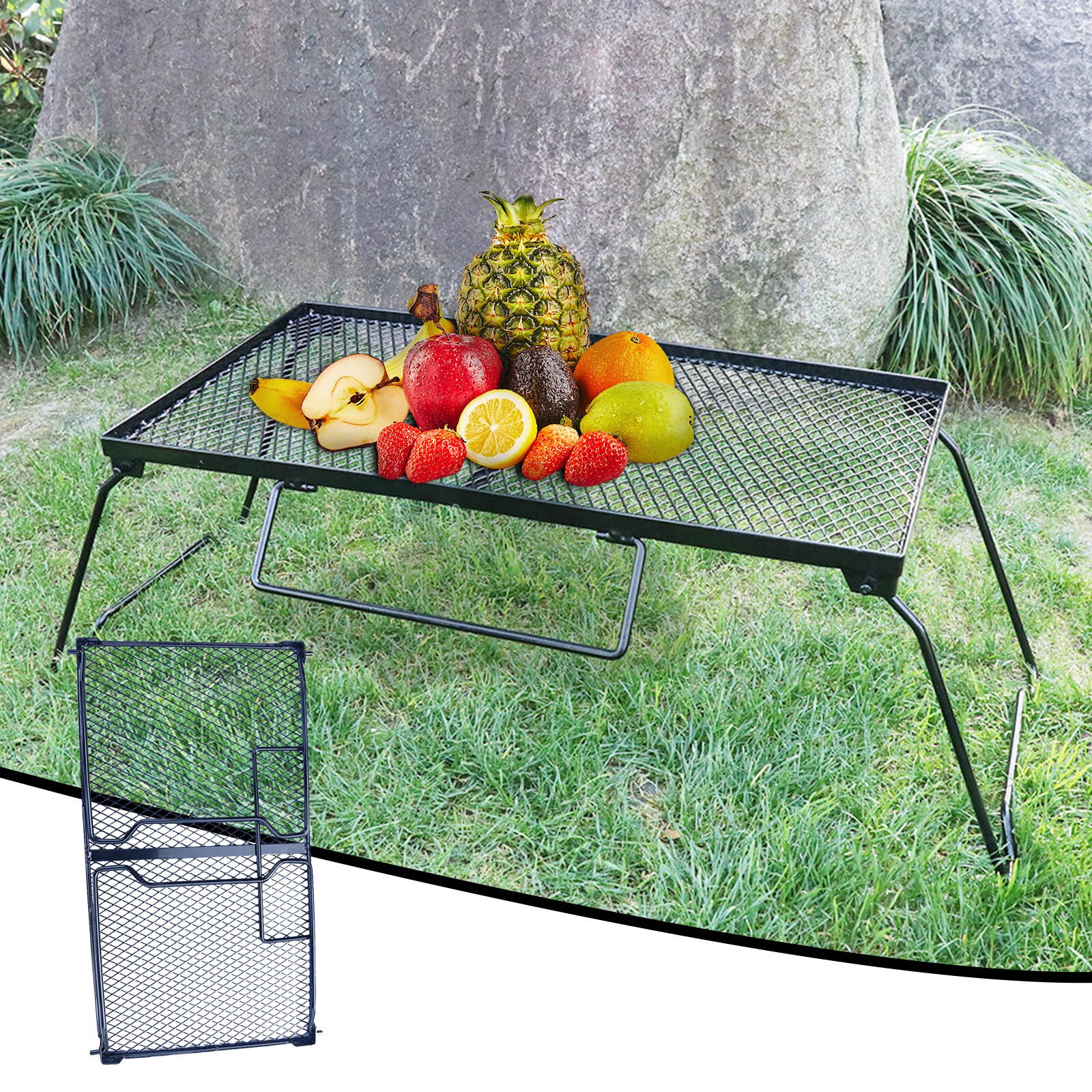 Outdoor Vouwen Netto Tafel Eettafel Camping Barbec... – Grandado