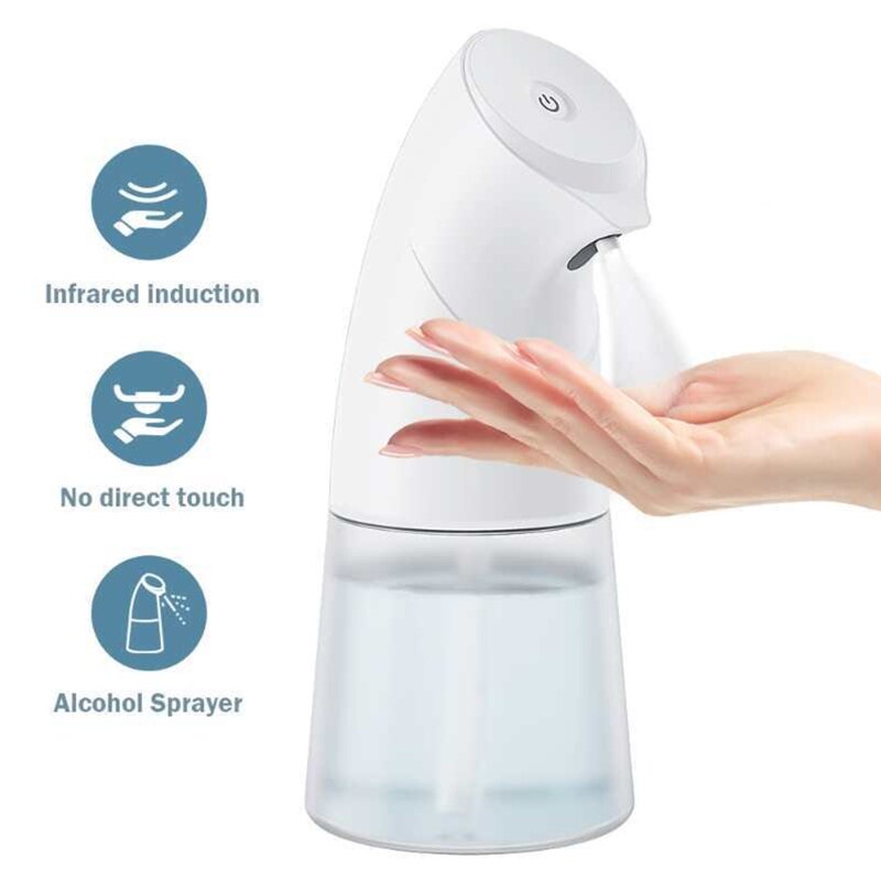Automatic Sensor Touchless Spray Soap Dispenser Contactless Hand Sanitizer Clean