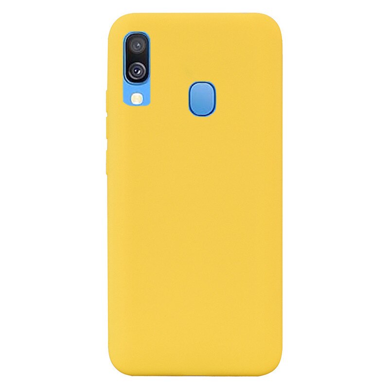 Case For Samsung Galaxy A40 Case SM-A405F 5.9 Soft Silicone Back Cover Phone Case For Samsung A40 A 40 Coque Fundas Bumper shell: 6 Yellow