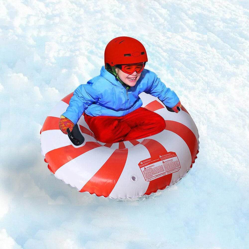 Inflatable ski mat tube for heavy snow in winter, selected high and durable to provide inflatable sledges for children F