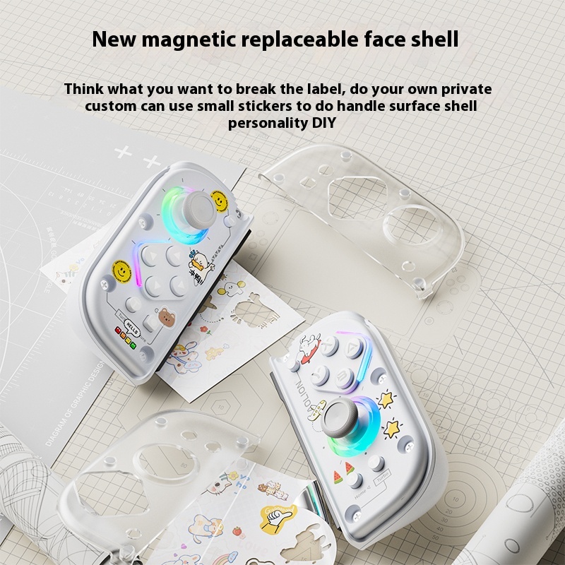 Aolion J20 Wireless Knight Left And Right Gamepad Switch Motion Sensing Hall Joystick Custom Gaming Contorllers Game Accessories
