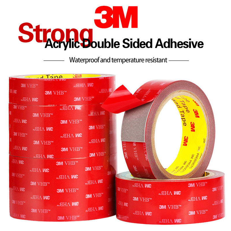 3M Car Special Double Sided Tape VHB Strong Tape Acylic Adhesive 6mm 10mm 20mm 30mm 40mm 50mm No Trance Tape For Home Decor
