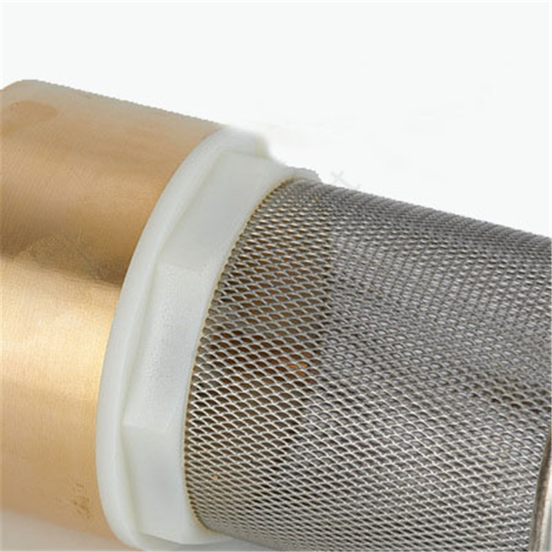 1/2 &quot; 3/4 &quot; 1 &quot; 1-1/4 &quot; 1-1/2 &quot; 2 &quot; bsp indvendigt gevind messing kontraventil med netfilter bundventil fodventil f