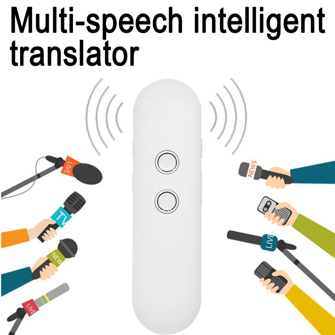 1pc 42 Multi-Language Intelligent Translator Two-Way Real Time Voice Device Translator Support Picture Text For Android Systems