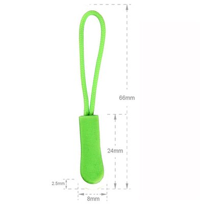 10 Stks/zak PVC Rits Trekkoord Rits Pull Puller End Fit Touw Tag Fixer Zip Koord Mix Kleur voor Kledingstuk tassen: Style 17