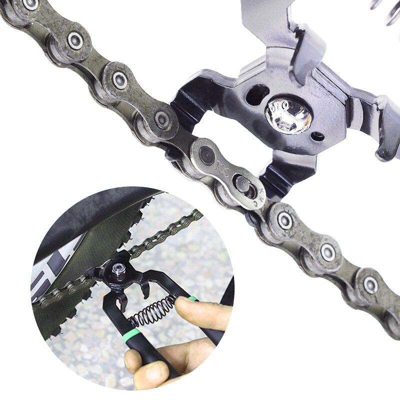 Genier B336028 Bike Chain Magische Knop Klem Remover En Sluit Gereedschap Ketting Reparatie Tools Multipurpos Master Link Tang-Trident