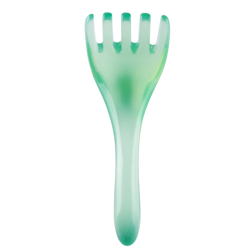 Gua Sha Scraping Massage Tool Body Massager Guasha Board SPA 5 Teeth Scraper for Face Body Arm Beauty Massage Tool: 02