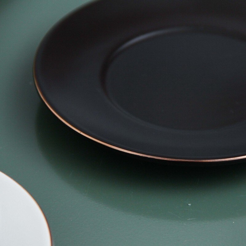 250ml European Style Ceramic Coffee Cup Set Porcelain Cups With Tray Water Tea Mug Breakfast Milk Mugs