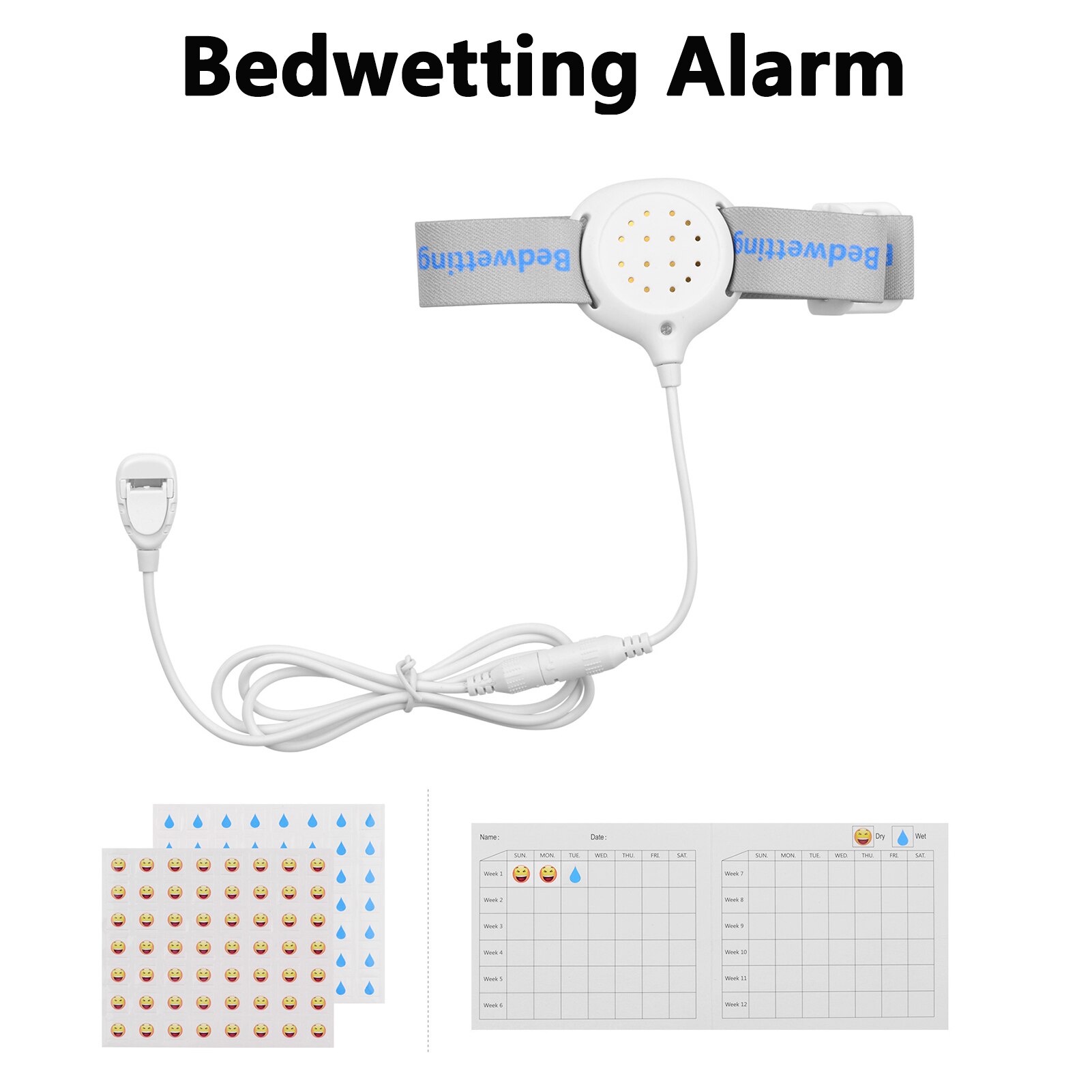 Plaswekker Pee Alarm Enuresis Sensoren Forkids Zindelijkheidstraining Ouderenzorg Met Geluid Trillingen Led Licht Indicator Herinneren