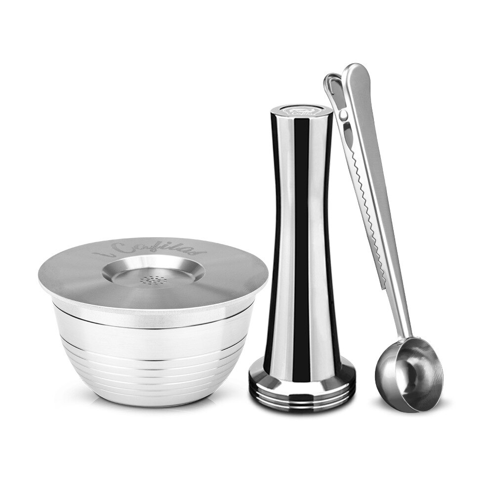 Roestvrij Staal Metal Herbruikbare Ucc Koffie Capsule Fit Voor Ucc Koffie Machine Espresso Druppelaar Maker Refilable Lepel Clip