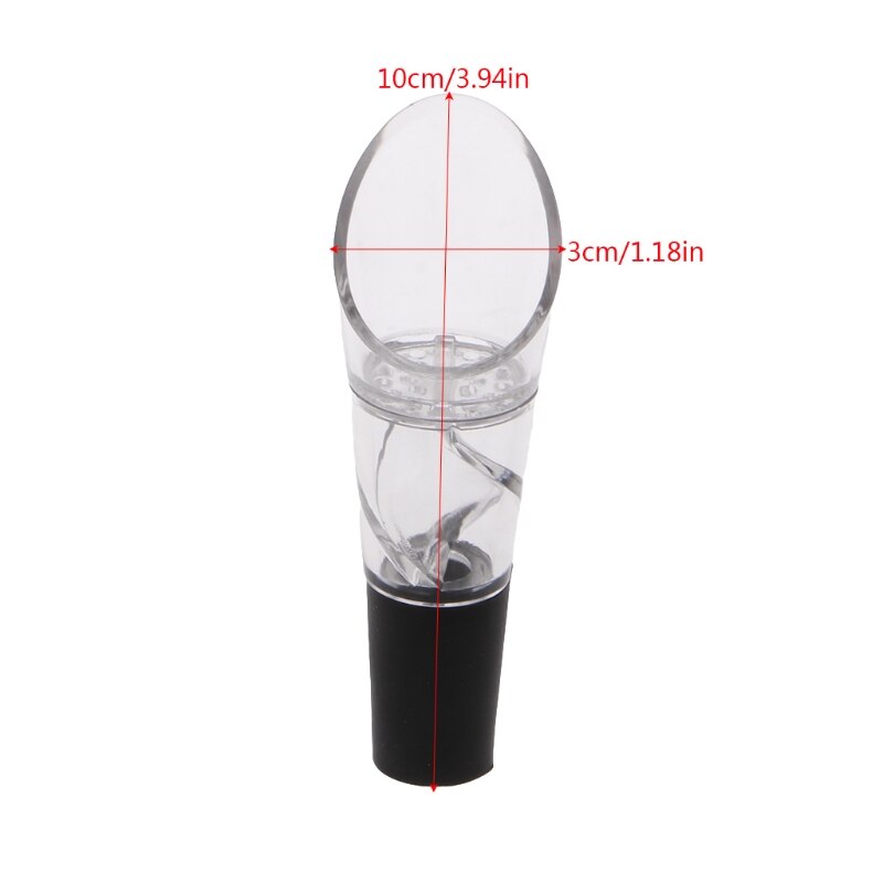 1Pc Cross Vloeiende Wijn Beluchter Schenktuit Decanter Beluchter Quick Gieten