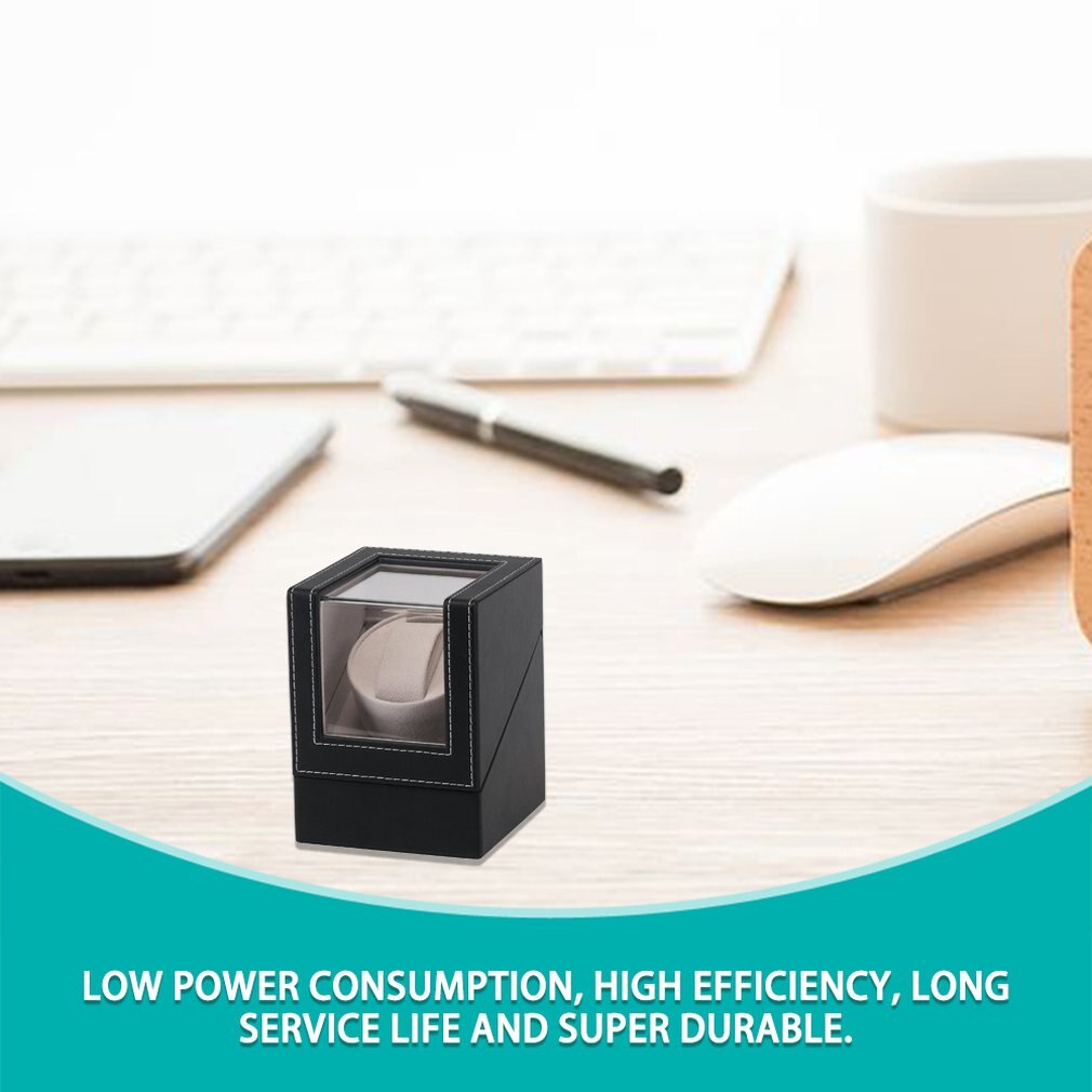 EU/US/AU/UK Plug High Class Motor Watch Shaker Watch Winder Case Holder Display Automatic Mechanical Black Brown Winding Jewelry