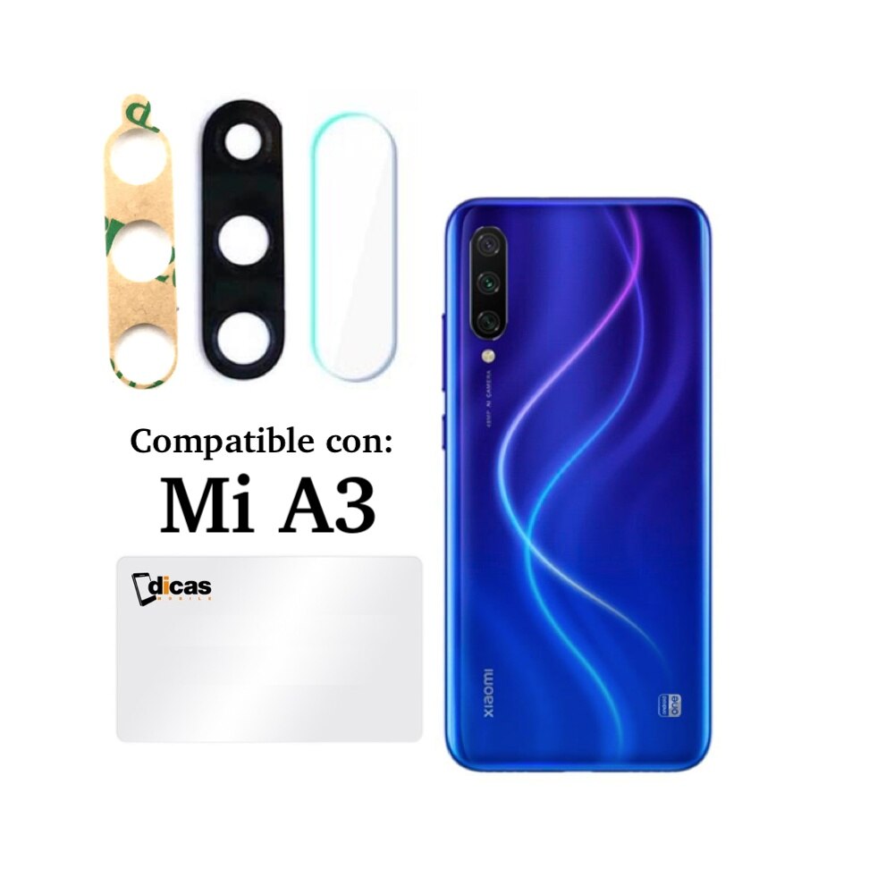 Protetor de vidro temperado para xiaomi mi a3 mia3 substituição traseira da câmera lente