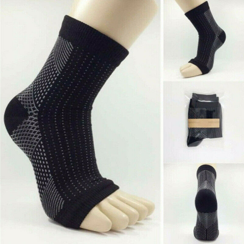 1 paar Fuß Compression Sleeve Anti Plantar Unterstützung Knöchel Engel Socken Sport Schutz Basketball Fußball Knöchel Unterstützung Relief Socke