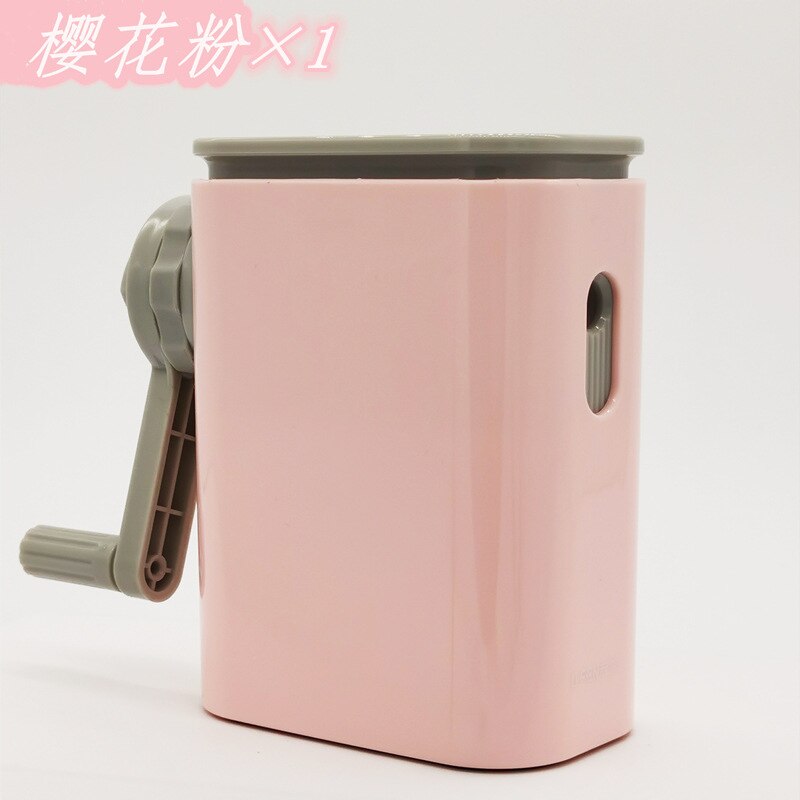 Art Puntenslijper Hand Crank Met Container Professionele Schilderen Kinderen Kunstenaar Student Briefpapier Schoolbenodigdheden Tenwin: Pink