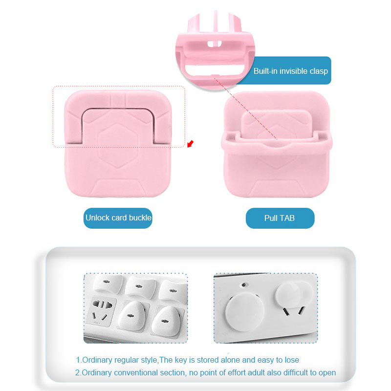 4 pz/set coperchio di protezione presa bambini presa elettrica coperchio protettivo presa interruttore bambino Powe per la cura del Kit di sicurezza del bambino