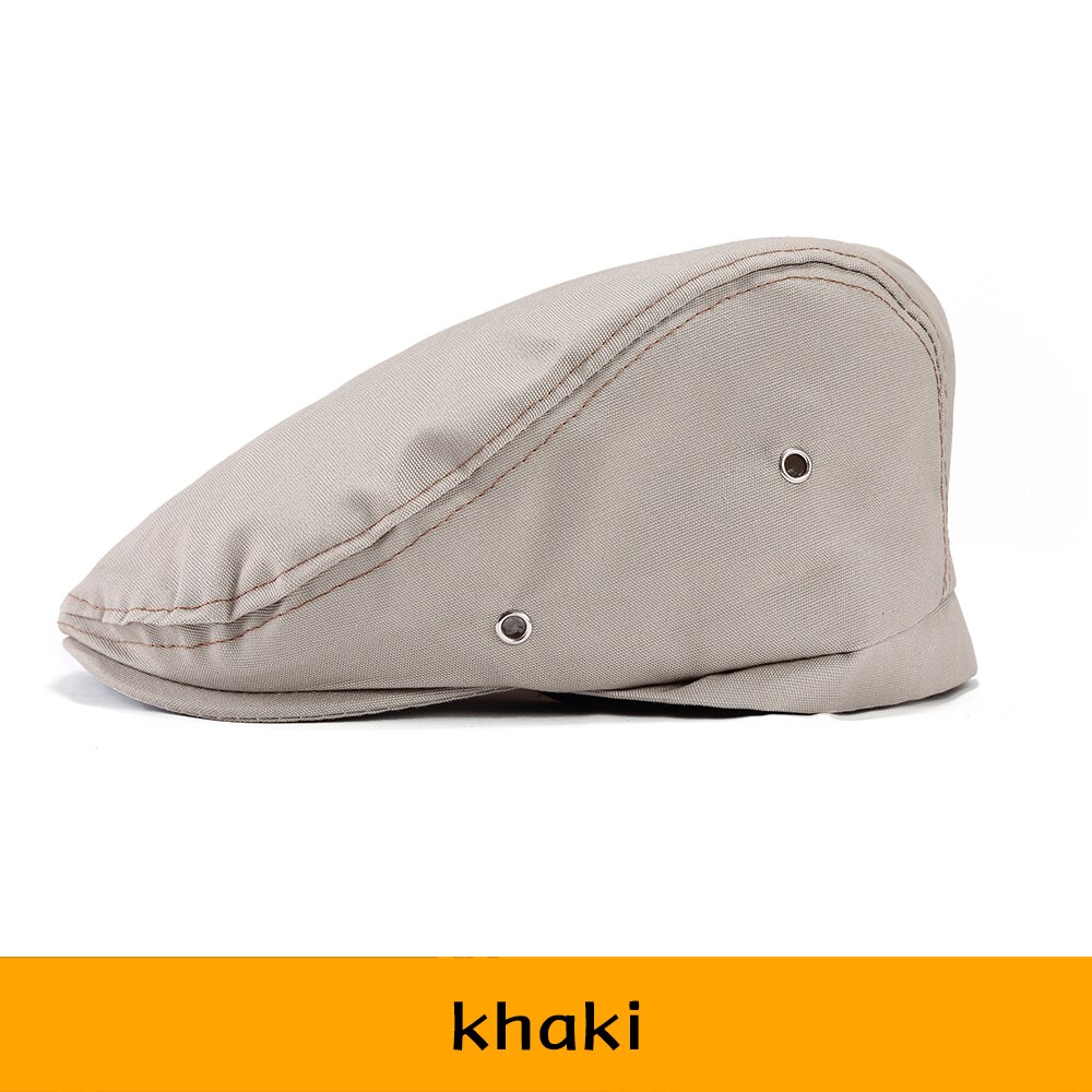 Gorras de lona ajustables Unisex restaurante Hotel Uniforme de Trabajo cafetería panadería Sushi tienda Pizza tienda camarero accesorios para trajes: Khaki