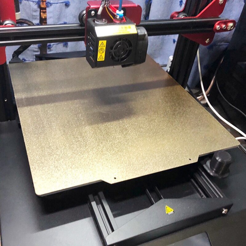 ENERGETIC 3D Printer Parts Anycubic Vyper Double-Side Sprayed PEI Coated Steel Sheet Heat Bed Platform 265x250mm+Soft Base