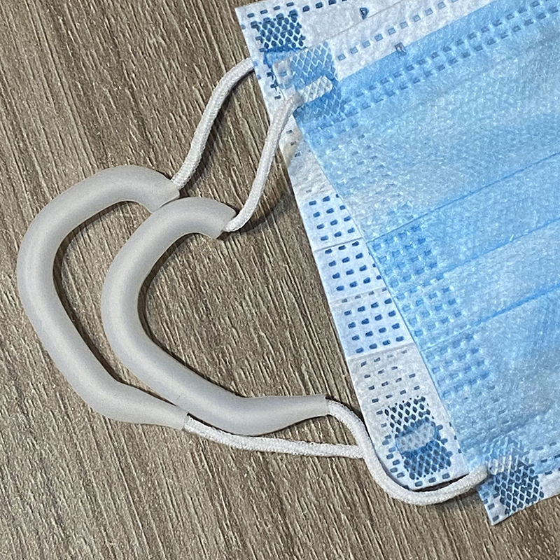 1/2 paar Silikon Anti Schmerzen Ohrenschützer Schutz Weiche Schutz Ohren Maske Seil Abdeckung Band Ohrbügel Schnalle Maske zubehör