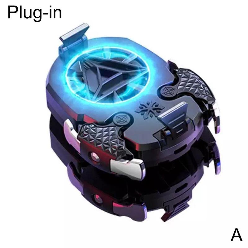 Multi-function Mobile Phone USB Game Cooler System For IPhone Gamepad Stand Fan Holder Phone Samsung Cooling Radiator Huawe E1Q1: A