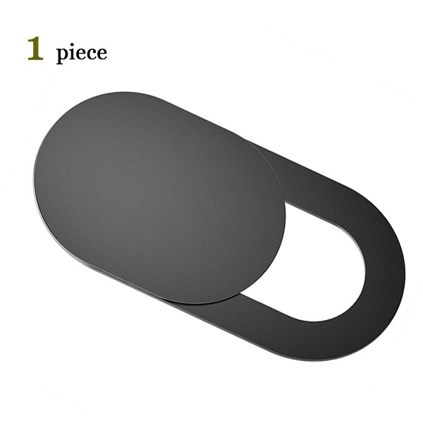 WebCam Cover Shutter Magnet Slider Universal Antispy Camera Cover For Web Laptop iPad PC Macbook Tablet lenses Privacy Sticker: 1pcs Black Oval