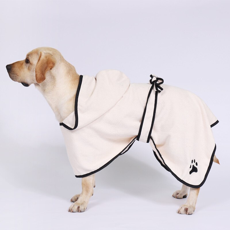 Albornoz absorbente de secado rápido para perro, toalla supercálida para perros pequeños, medianos y grandes, de microfibra, para mascotas, XS-XL