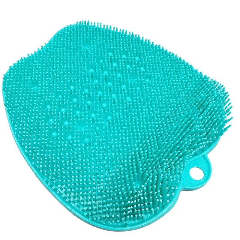 Douche Voet Scrubber Cleaner Massager Met Antislip Zuignappen En Zachte, Afschilfering, Acupressuur Mat: Default Title